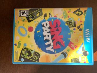 Wii U Sing party Video Game