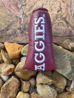 Texas A&M Aggies Golf Putter Headcover Blade Style