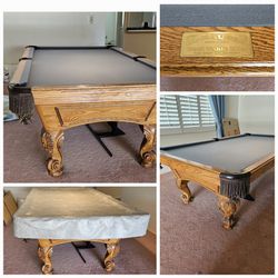 Stock Or Custom 8ft Pool Table Billiard Delivery And Installation Included 