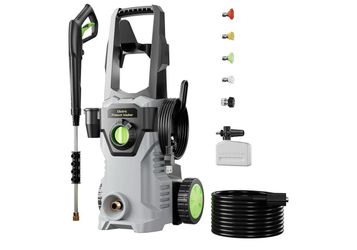 Open box-Pressure Washer, 4500PSI 2.8 GPM Max Power Washer with Foam Cannon Electric Pressure Washer 48FT for Cars, Fences, Patios, Decks, Patios and