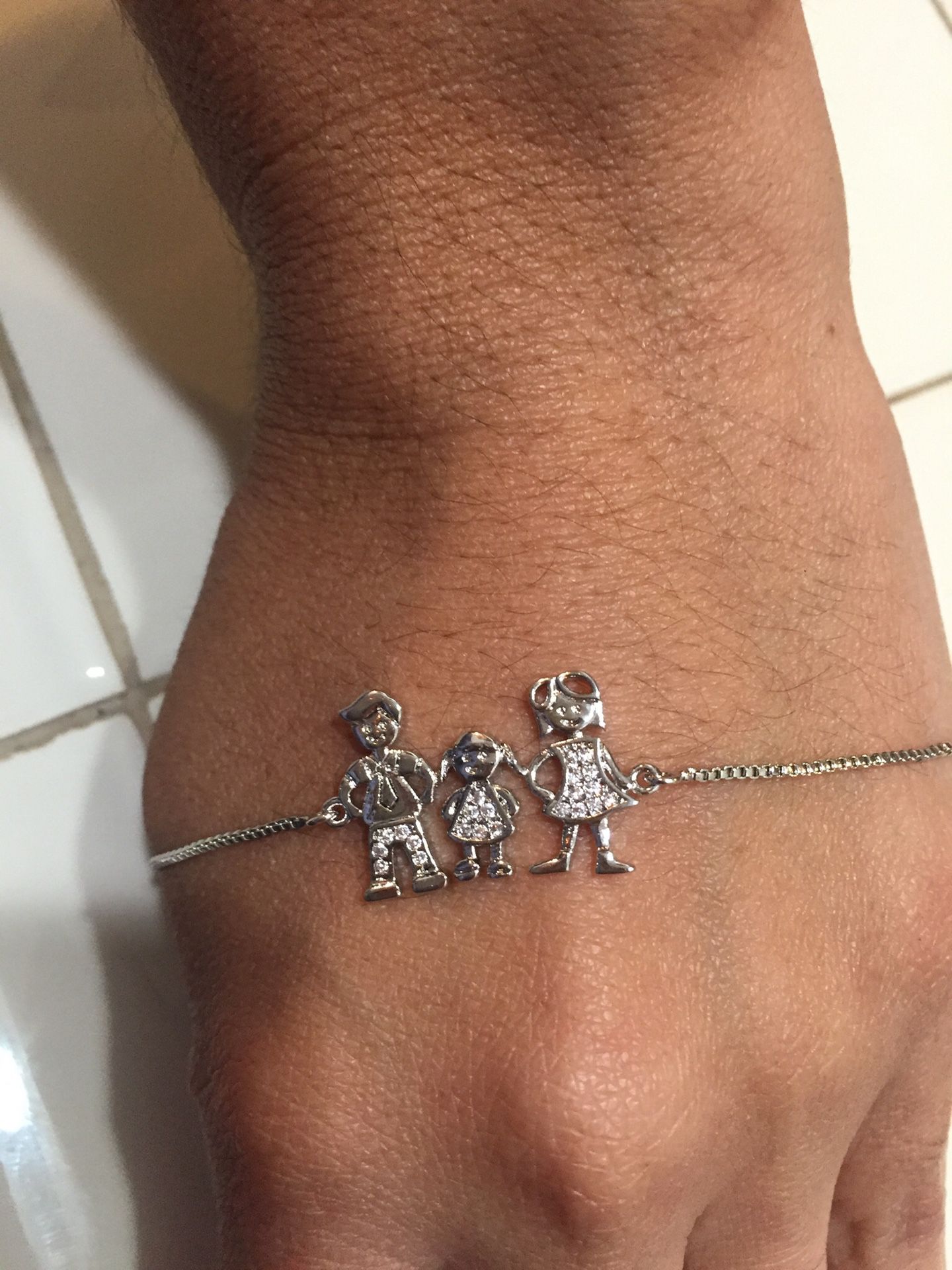 Family charm bracelet