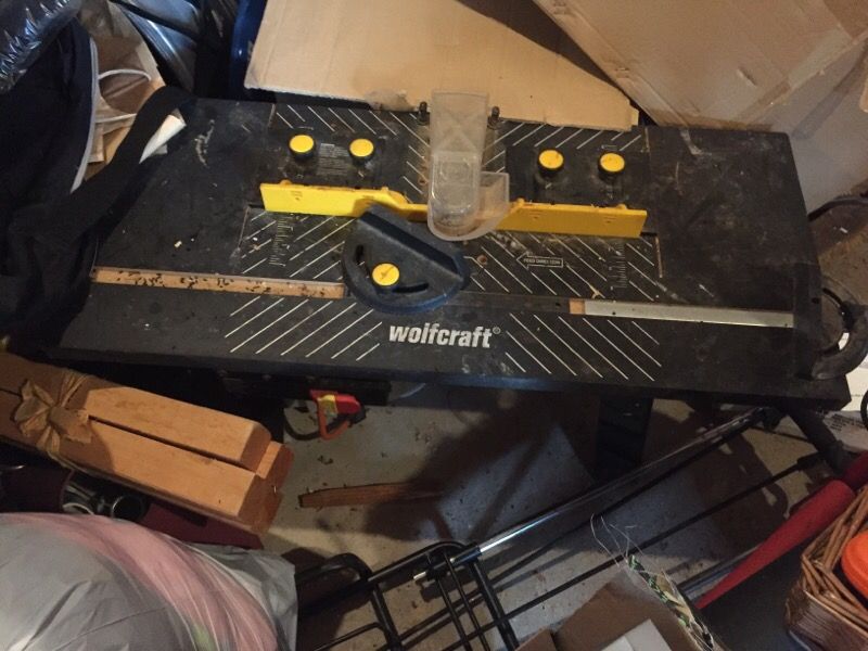 Wolf Router Table Wolfcraft router table for Sale in Marlborough, CT - OfferUp