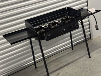 225,000 BTU 3-Burner Portable Propane Gas Cooker