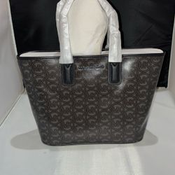 Jodie Small Logo Jacquard Tote Bag