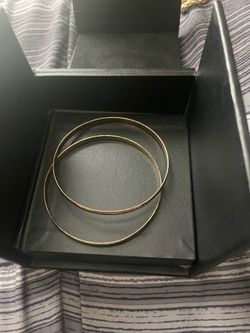 Gold two bracelet set