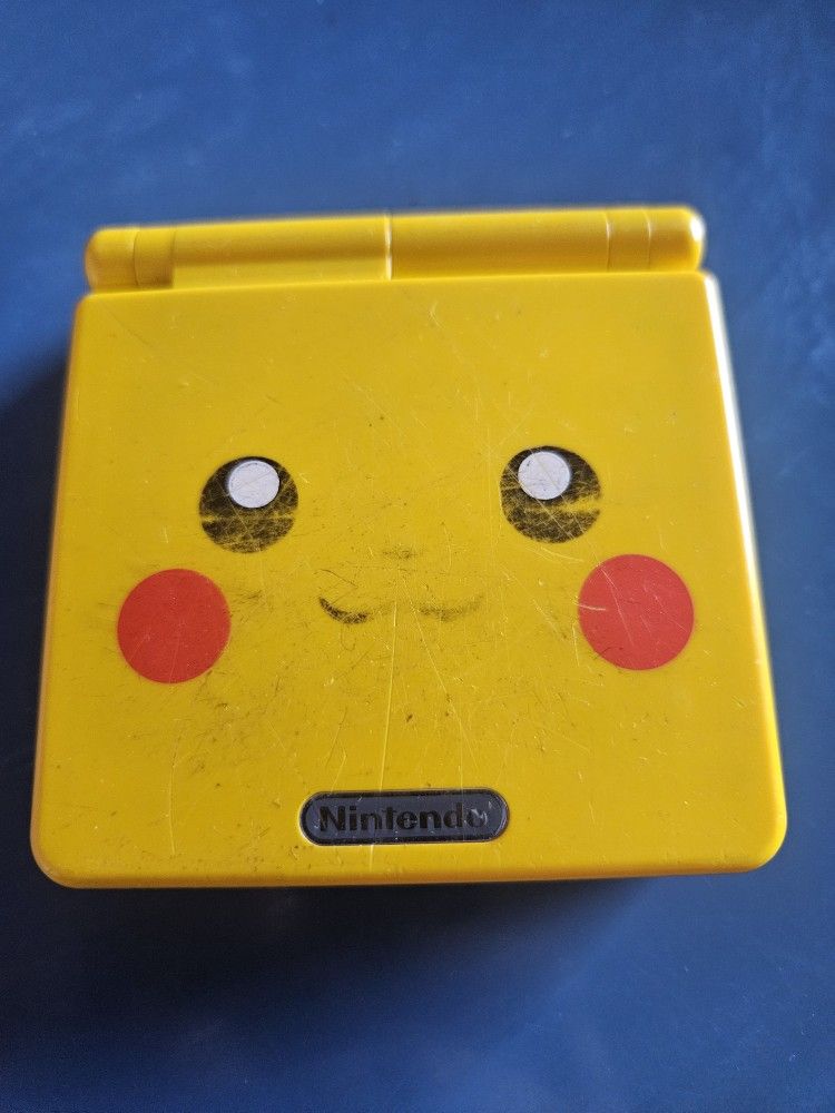 Pikachu GBA SP with Charger - Limited Edition Nintendo