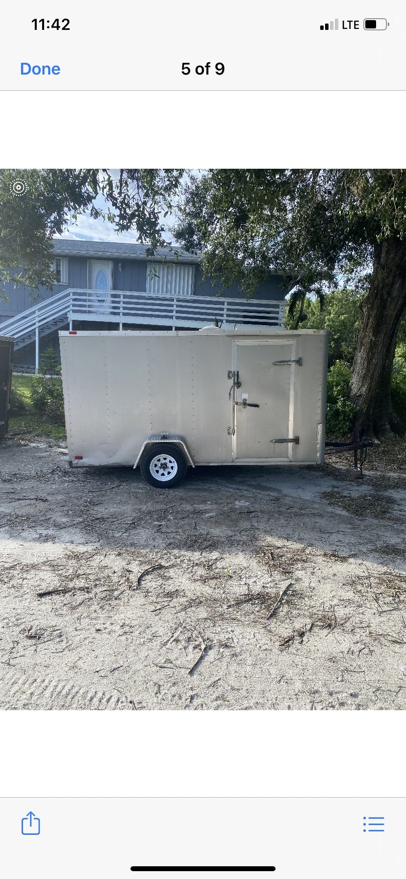 12x6 Enclosed Trailer for Sale in Indn Riv Shrs, FL OfferUp