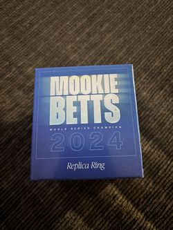 Mookie Betts Dodgers 2024 World Series Ring