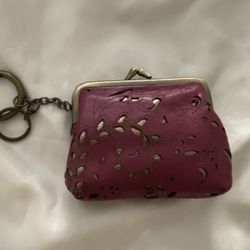 PATRICIA NASH BORSE LEATHER COIN HOLDER POUCH