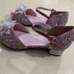 JnBQdnc Girls Sandals,Summer Sandal Sale Girls Dress Shoes Flower Girl Wedding Party School Little Big Kids Rhinestone Bow Ballet Flats Shoes