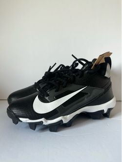 Nike Alpha Fast Flex Cleats Youth 2Y Black White Baseball New Kids Softball