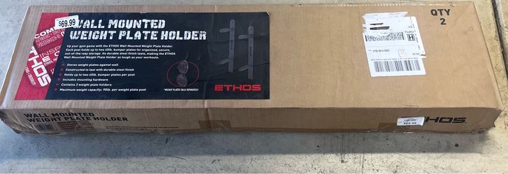 ETHOS Wall Mounted weight plate holder