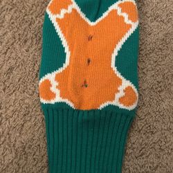 Gingerbread Cat Sweater Size Small