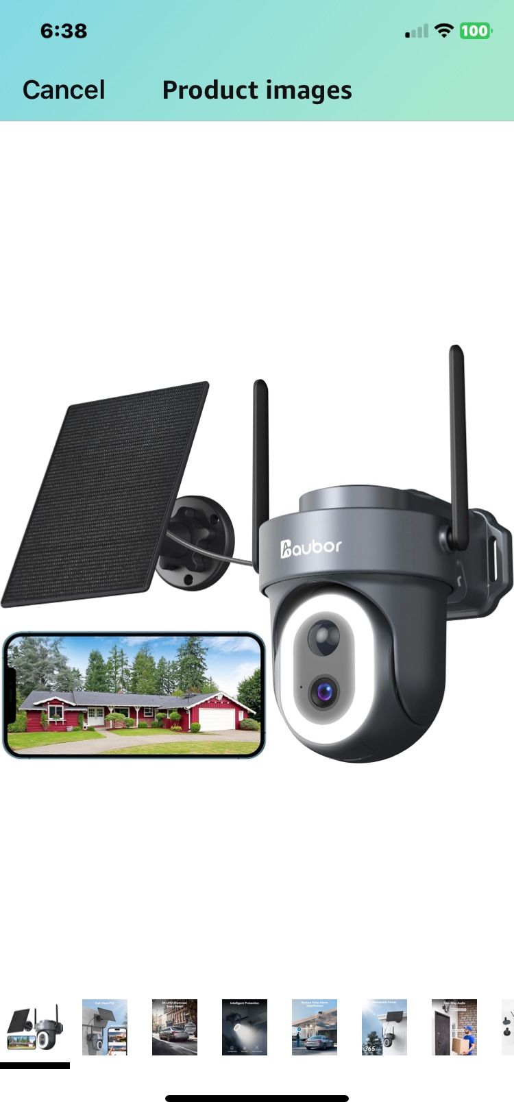 NEW OUTDOOR 3K UHD WI-FI SECURITY CAM, SOLAR POWERED