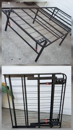 **Twin metal platform bed frame **