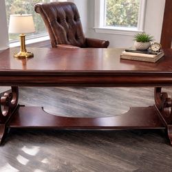 ✨ Solid Wood Executive Desk – DIY Dream Project + Design Inspiration Included