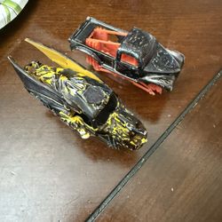 Custom marker painted monster truck parts