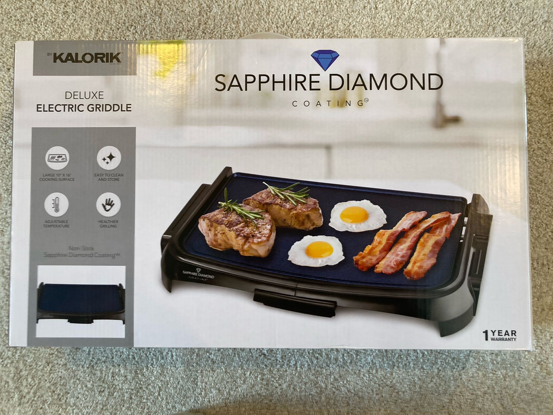 Electric Griddle—Brand New