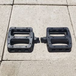 Black ODYSSEY BMX FIXIE Bike Pedals 9/16 MINT