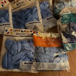 Blue Party Balloons $5