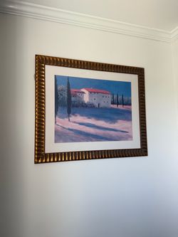 Framed Tuscan Landscape Art Print