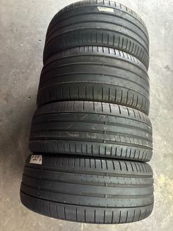2 and 2 USED 32535R23 and 27540R23 Pirelli All Season tires for $250 installed and balance.  325 35 23 325 35 R 23 325/35/23 325/35/R23 28540R23 285 4