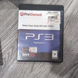 Metal Gear Solid HD Coll 