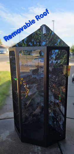 Corner Half Hexagonal Bird Aviary / Enclosure