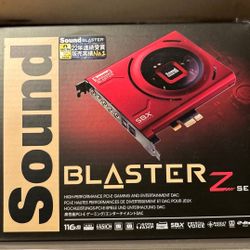 Creative Sound Blaster Z SE Internal PCI-e Gaming Sound Card and DAC, 24-bit / 1