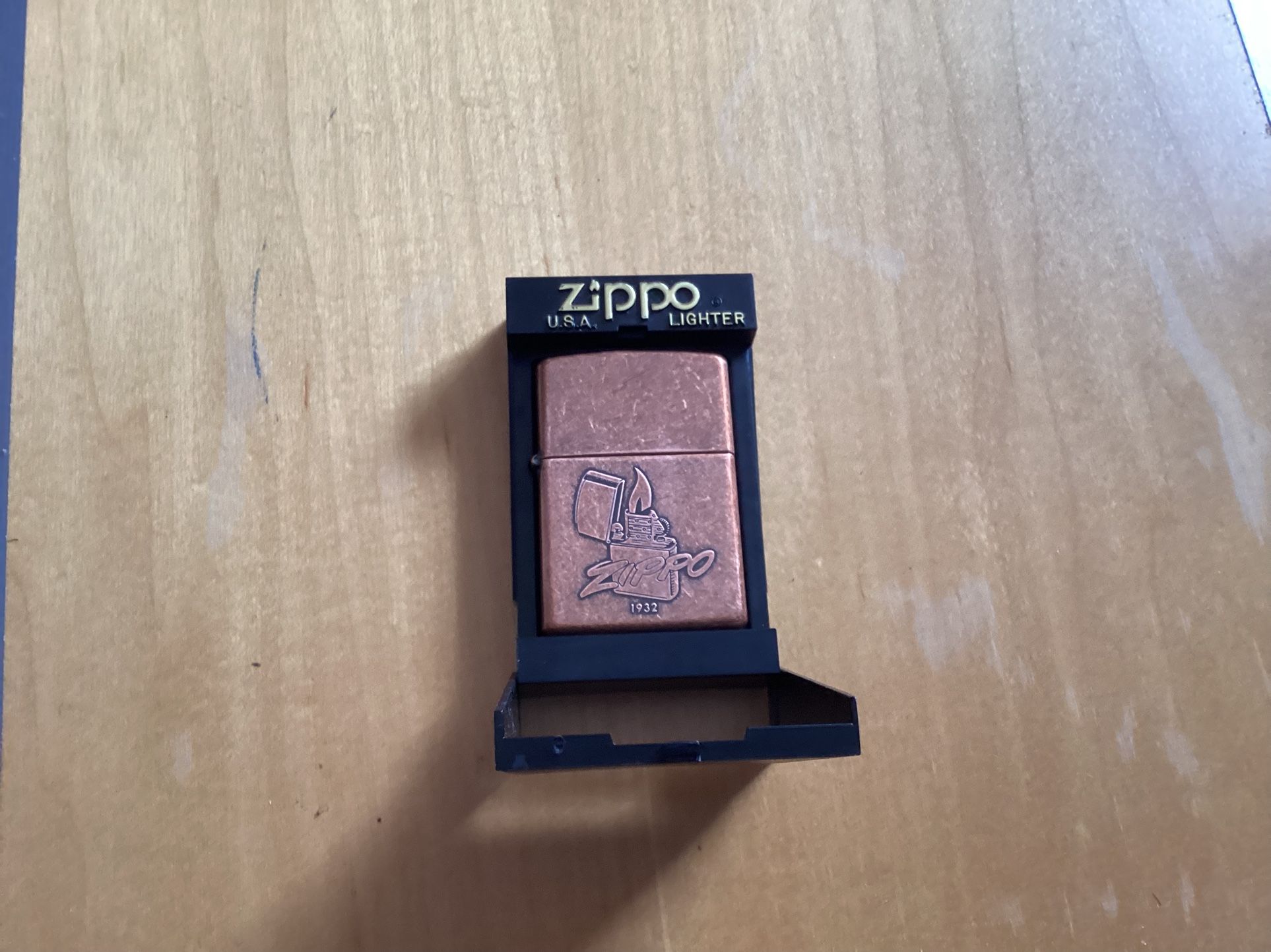 Copper zippo