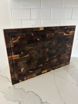 Large end grain butchers block