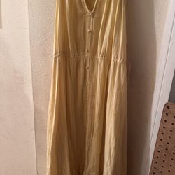 Yellow Dress $15 New Size 2x