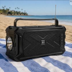 Solar Bluetooth Radio with Flashlight