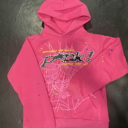 Pink Spider Hoodie