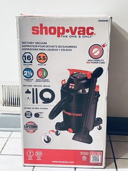Shop Vac New Wet/dry 16 Gallon Vacuum Never Used  