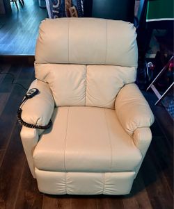 Power Leather Lift Recliner