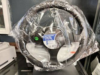 BDK steering Wheel Cover Black 