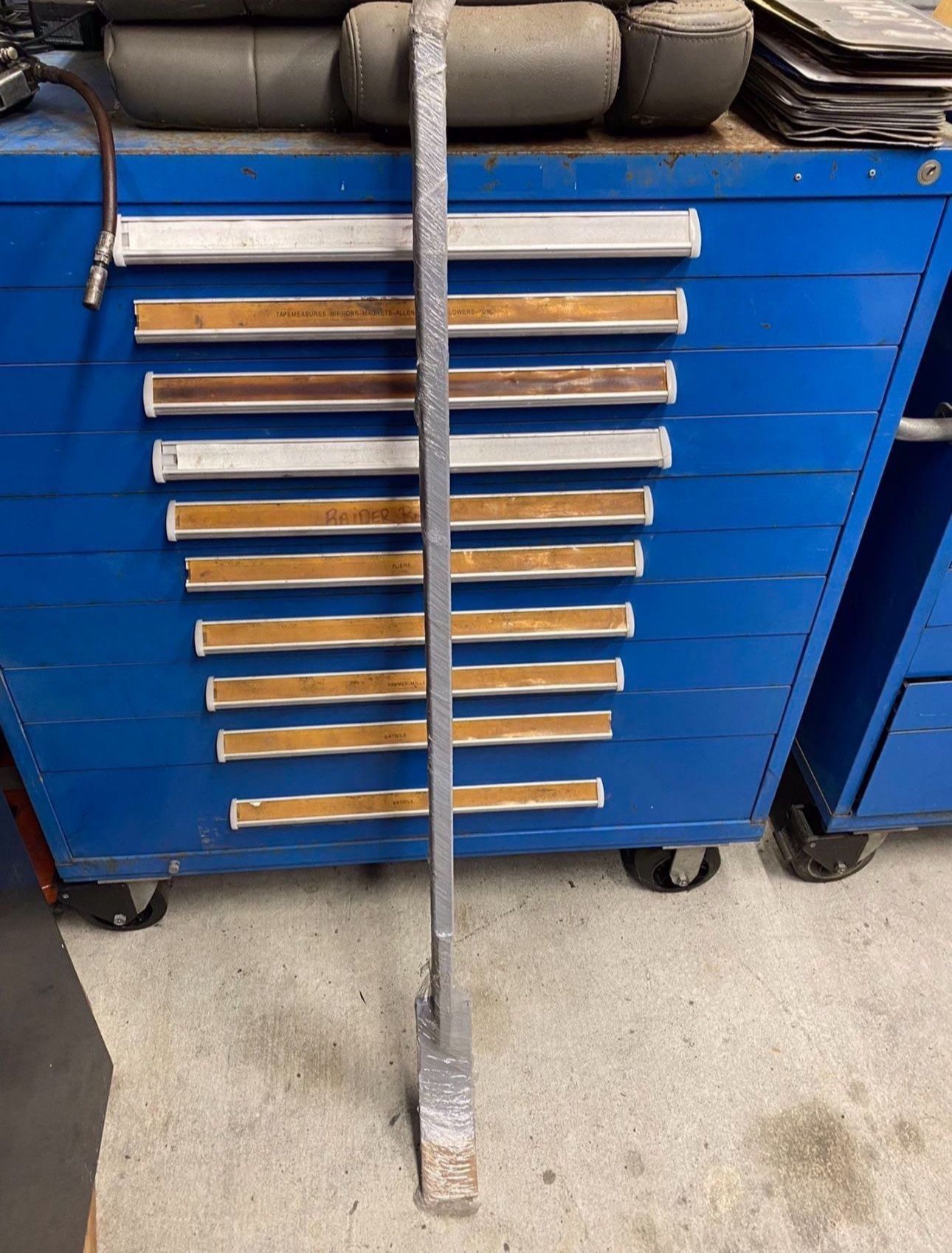 PRY BAR lever J Bar Construction Tool Garage Roofing Flooring Cement