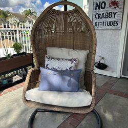 Egg-Shaped Patio Swing