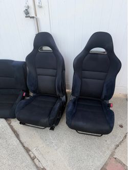 ACURA RSX TYPE S  FRONT & REAR SEAT COMBO BLACK CLOTH SEATS USED DC5