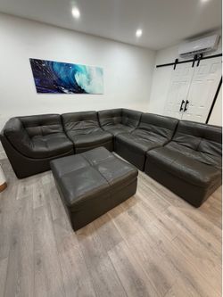 Z GARELLY MODULAR LEATHER GRAY FREE DELIVERY