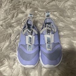 Nike Kids' Lavender and Gray Sneakers size 8c