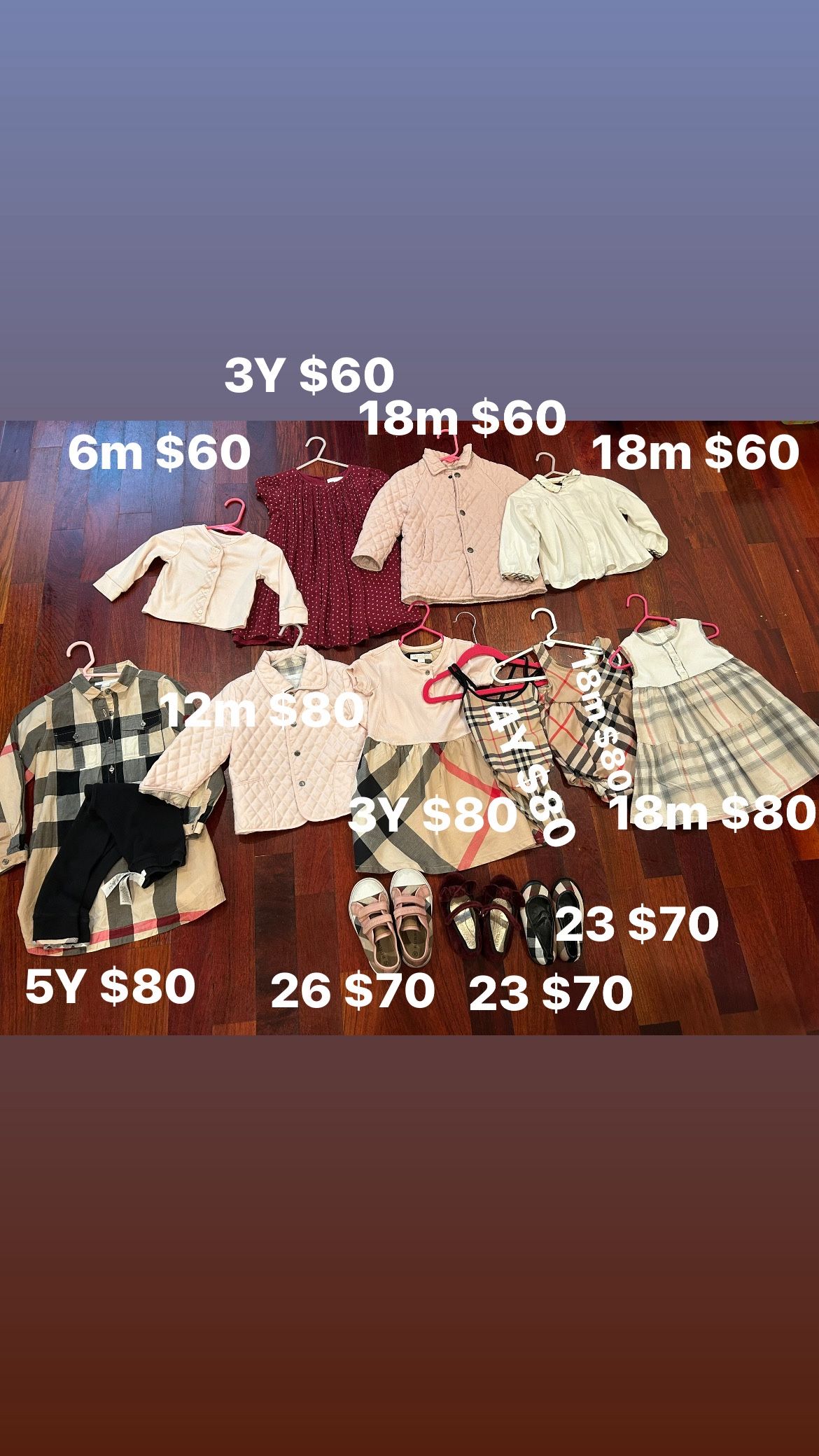 Kids Burberry (6m - 5Y)