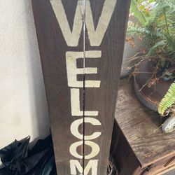 5 Ft Welcome Sign 