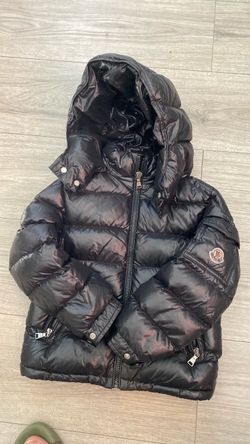 Moncler Black Puffer Jacket with Hood size 5 kids