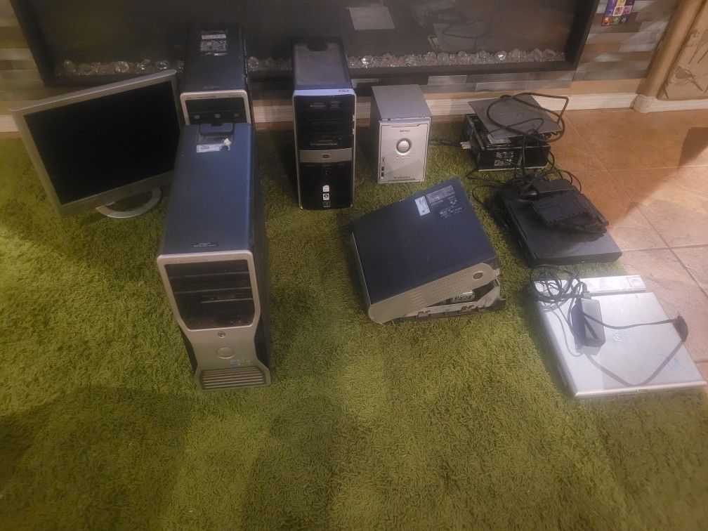 Lot Of Computers And Laptops