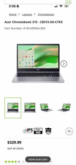 Acer Chromebook 315 CB315-5H-C7KX