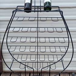 Large Metal Wine Rack