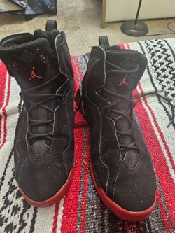 Jordan True Flights Black Gym Red Mens Size 11