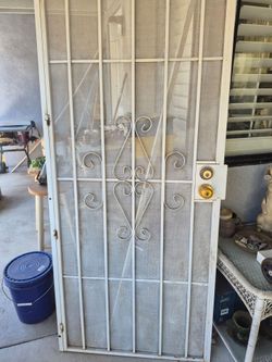 Security door for 32" opening